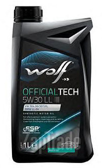 ������ �������� ����� Wolf OFFICIALTECH 5W30 LL III ������������� | ������� 8307416