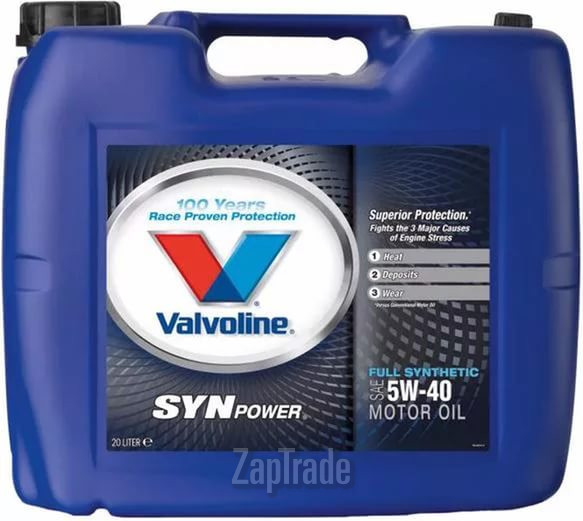 ������ �������� ����� Valvoline SYNPOWER SAE 5W-40, 20� ������������� | ������� 872384