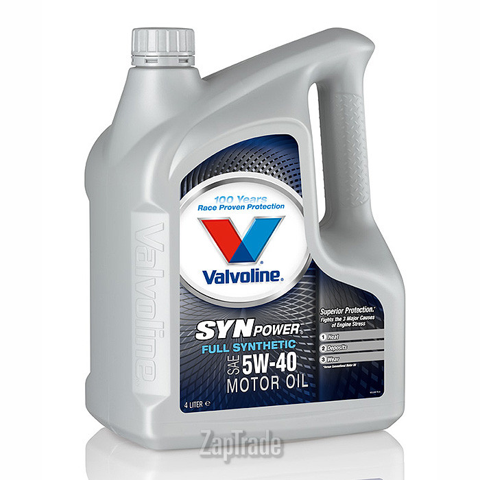 ������ �������� ����� Valvoline SYNPOWER SAE 5W-40, 4� ������������� | ������� 872381
