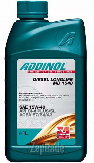 ������ �������� ����� Addinol Diesel Longlife MD 1548 ����������� | ������� 4014766071736