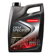 ������ �������� ����� Champion oil OEM SPECIFIC 0W30 MS-BFE ������������� | ������� 8223488