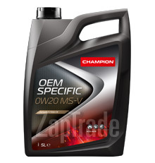 ������ �������� ����� Champion oil OEM SPECIFIC 0W20 MS-V ������������� | ������� 8229572