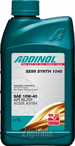 ������ �������� ����� Addinol Semi Synth 1040 ����������������� | ������� 4014766072702
