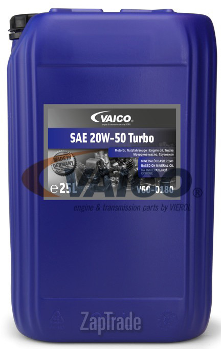 ������ �������� ����� Vaico SAE 20W-50 - CI-4 ����������� | ������� V60-0180