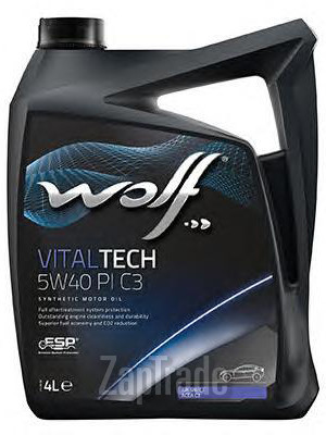 ������ �������� ����� Wolf VITALTECH 5W40 PI C3 ������������� | ������� 8302916