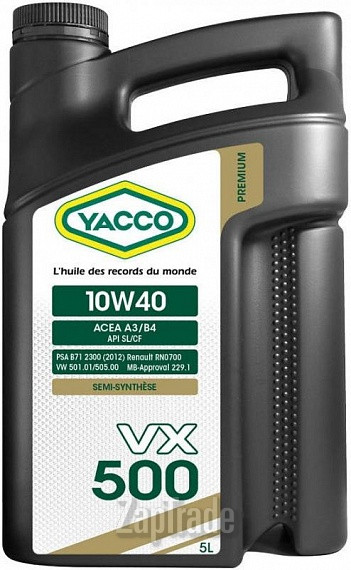 ������ �������� ����� Yacco VX 500 ����������������� | ������� 303122