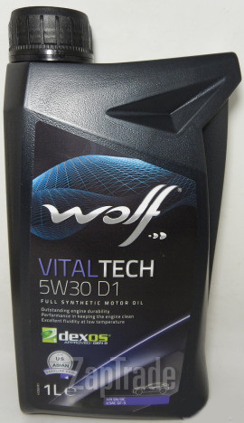 ������ �������� ����� Wolf VITALTECH 5W30 D1 ������������� | ������� 8332241