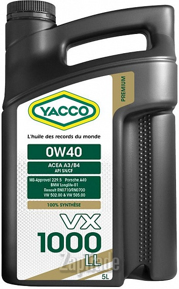 ������ �������� ����� Yacco VX 1000 LL ������������� | ������� 306222