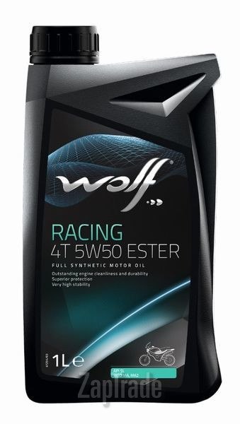 ������ �������� ����� Wolf RACING 4T 5W50 ESTER ������������� | ������� 8305313