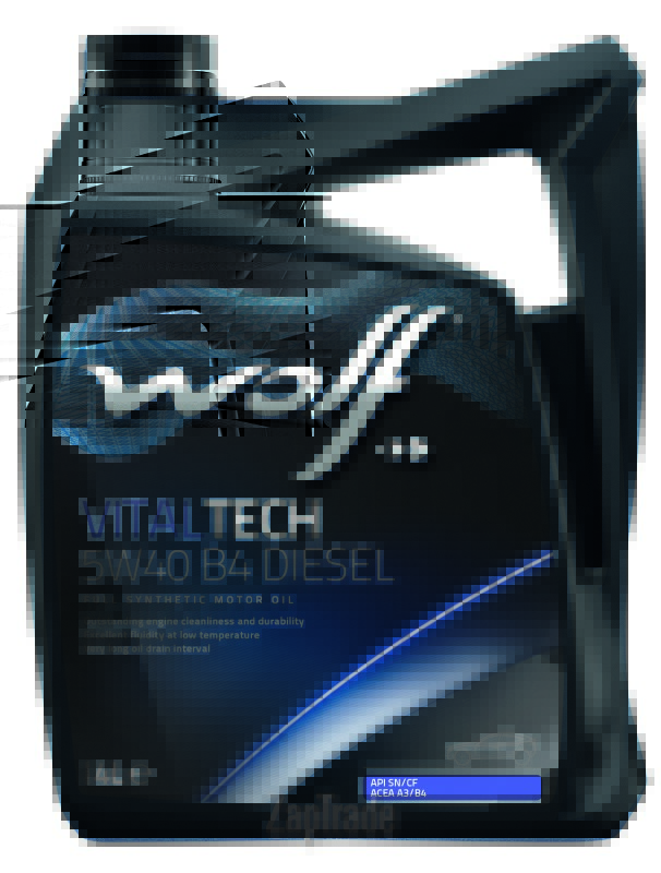 ������ �������� ����� Wolf VITALTECH 5W40 B4 DIESEL ������������� | ������� 8334009