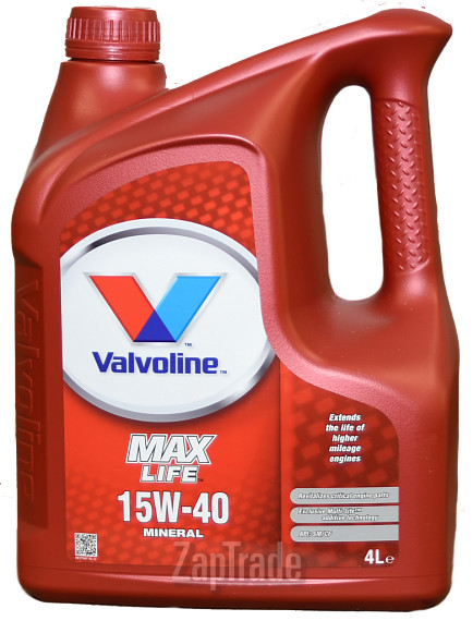 ������ �������� ����� Valvoline Maxlife ����������� | ������� 872362