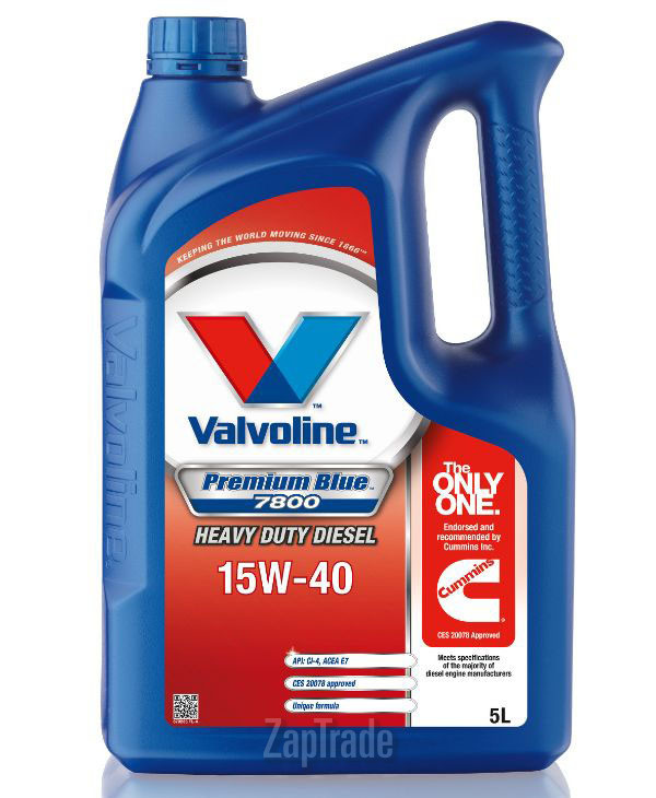 ������ �������� ����� Valvoline Premium Blue 7800 ������������� | ������� 870236