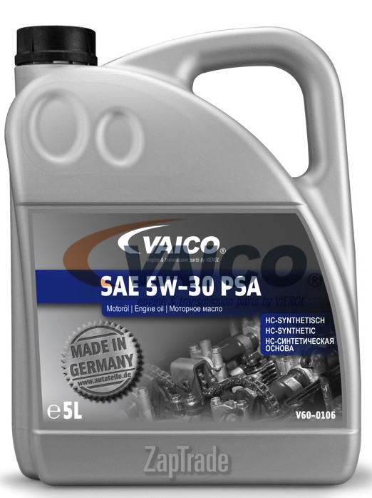 ������ �������� ����� Vaico SAE 5W-30 PSA ������������� | ������� V60-0106