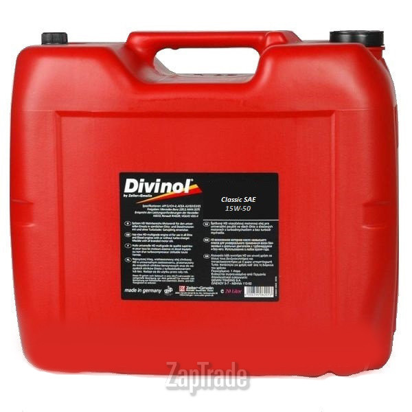 ������ �������� ����� Divinol Classic SAE 15W-50  | ������� 4934CA-K030