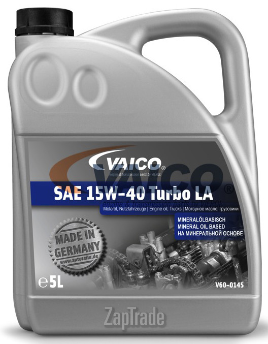 ������ �������� ����� Vaico SAE 15W-40 Turbo LA ����������� | ������� V60-0145