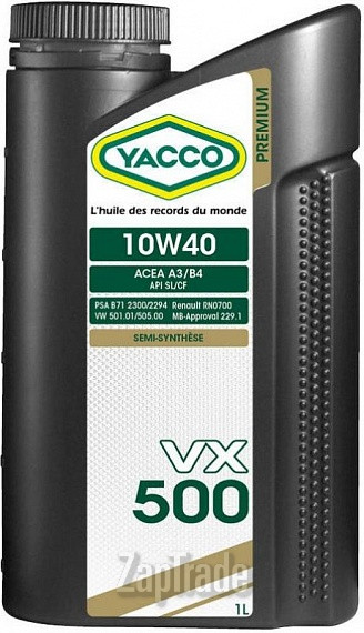 ������ �������� ����� Yacco VX 500 ����������������� | ������� 303125