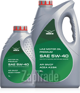 ������ �������� ����� Uaz Motor Oil Premium 5W-40 ������������� | ������� 000101-0040540-02