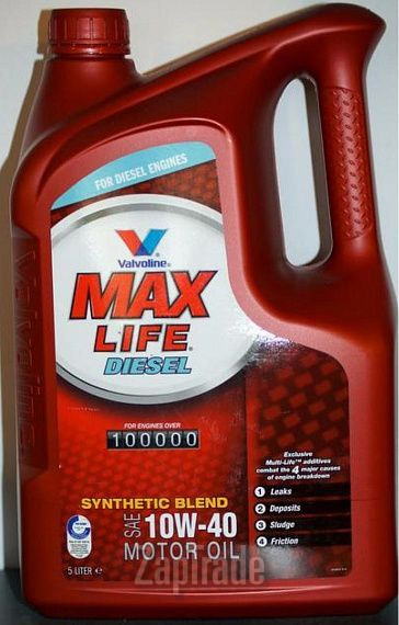 ������ �������� ����� Valvoline Maxlife Diesel ����������������� | ������� 872330