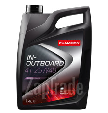 ������ �������� ����� Champion oil IN-OUTBOARD 4T 25W40 ����������������� | ������� 8203008