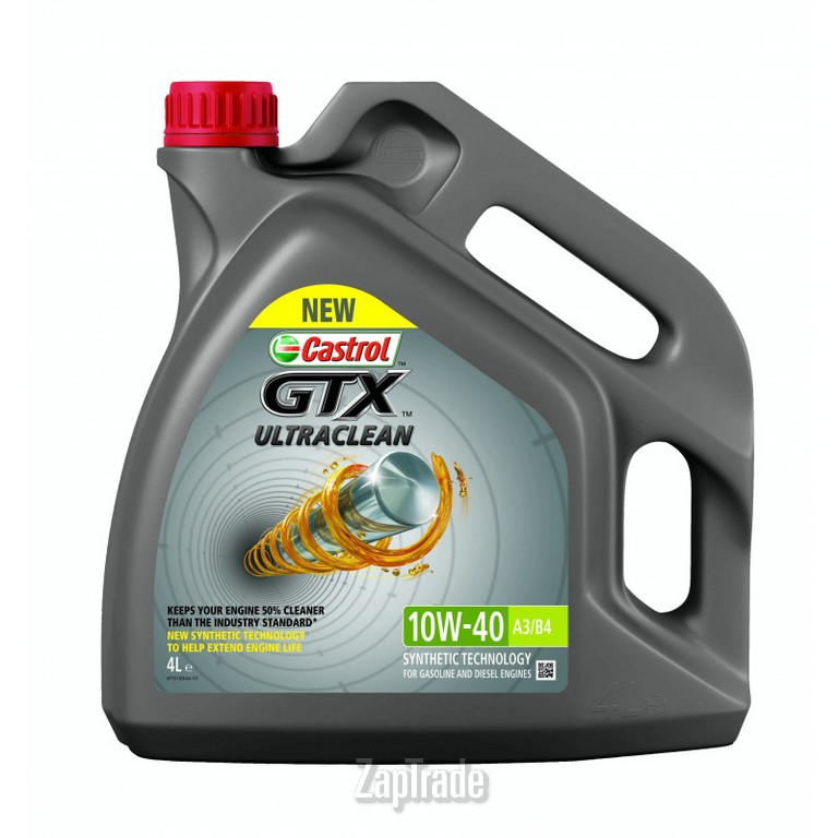 ������ �������� ����� Castrol GTX ULTRACLEAN 10W-40 A3/B4 ������������� | ������� 15A4E0