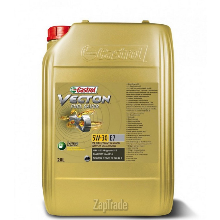 ������ �������� ����� Castrol Vecton Fuel Saver 5W-30 E7 ������������� | ������� 157AEB