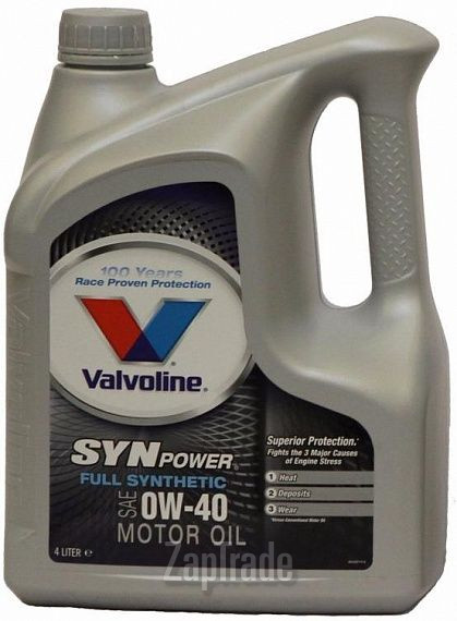 ������ �������� ����� Valvoline SynPower ������������� | ������� 872588