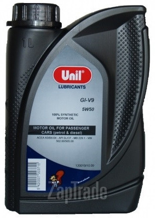 ������ �������� ����� Unil GI-V9 5W50 ������������� | ������� 5420007003715