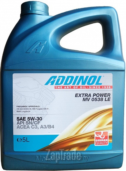 ������ �������� ����� Addinol Extra Power MV 0538 LE ������������� | ������� 4014766242716