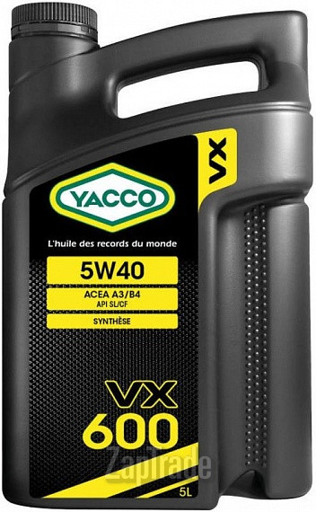 ������ �������� ����� Yacco VX 600 ������������� | ������� 302922