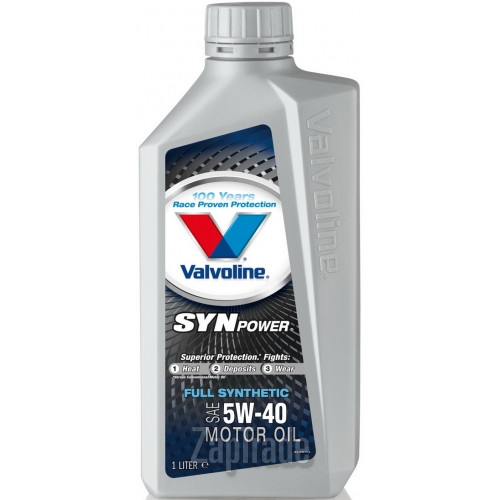 ������ �������� ����� Valvoline SYNPOWER SAE 5W-40, 1� ������������� | ������� 872380