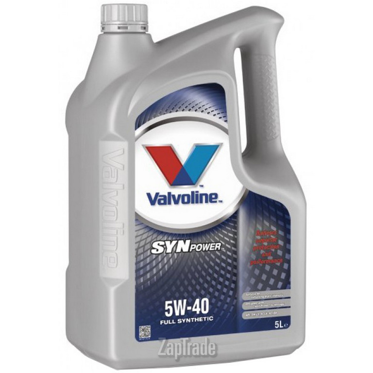 ������ �������� ����� Valvoline SYNPOWER SAE 5W-40, 5� ������������� | ������� VE49456