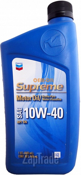 ������ �������� ����� Chevron Supreme Motor Oil 10W-40 ����������������� | ������� 220059719