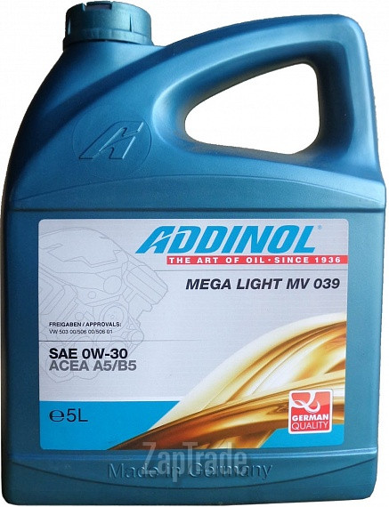 ������ �������� ����� Addinol Mega Light MV 039 ������������� | ������� 4014766240774