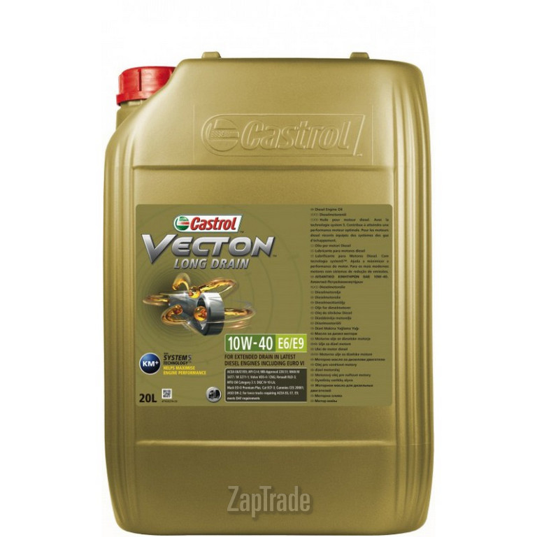 ������ �������� ����� Castrol Vecton Long Drain 10W-40 E6/E9 ������������� | ������� 157AF0