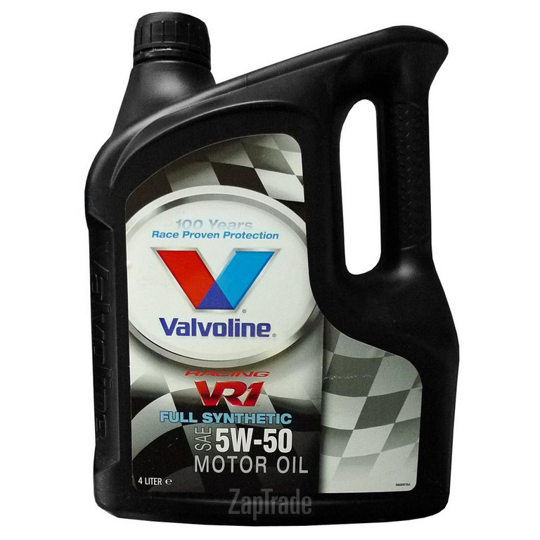 ������ �������� ����� Valvoline ���. �������� ����� VR1 RACING SAE 5W-50, 4� ������������� | ������� 873434