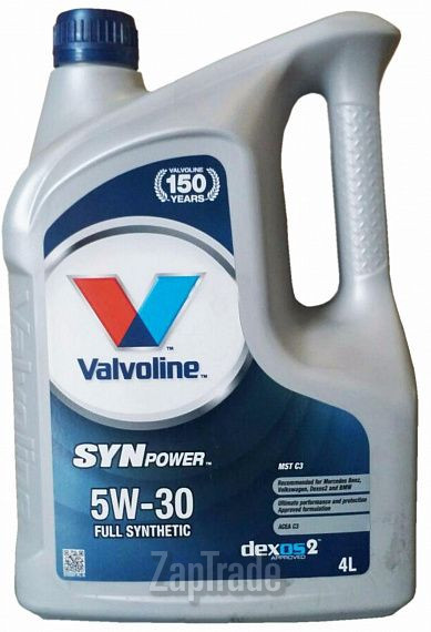 ������ �������� ����� Valvoline SynPower MST C3 ������������� | ������� 872597