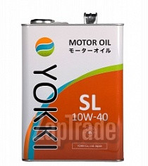 ������ �������� ����� Yokki SAE 10W40 API SL ����������������� | ������� YSS1040SL4