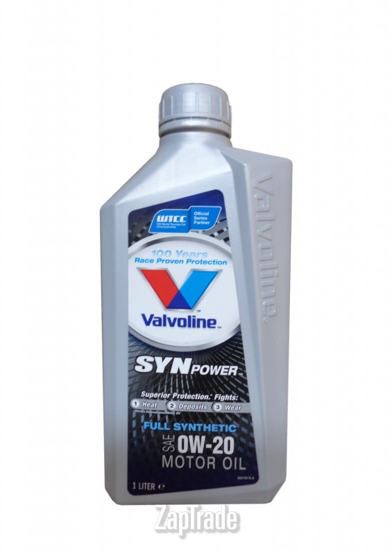 ������ �������� ����� Valvoline SYNPOWER FE SAE 0W-20, 1� ������������� | ������� 872583