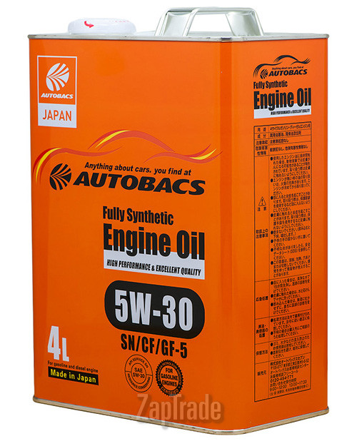 ������ �������� ����� Autobacs ENGINE OIL 5W-30 ������������� | ������� A01508401