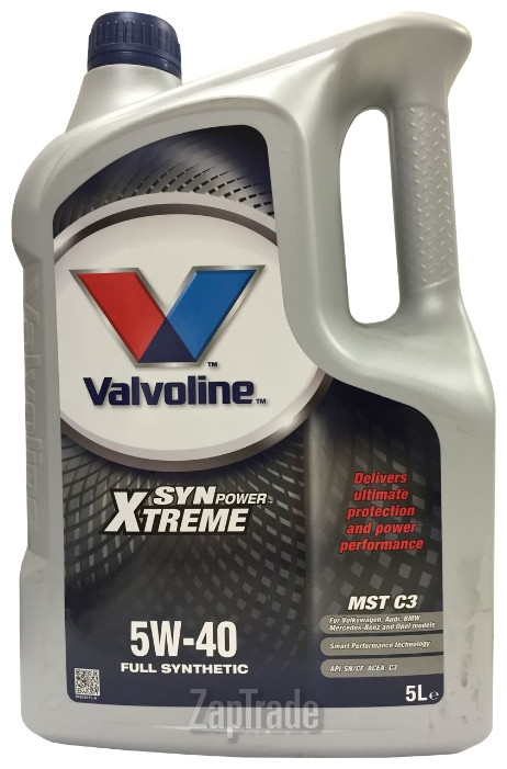 ������ �������� ����� Valvoline SYNPOWER XTREME MST SAE C3 5W-40, 5� ������������� | ������� 842034