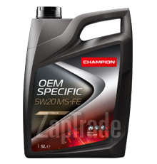 ������ �������� ����� Champion oil OEM SPECIFIC 5W20 MS-FE ������������� | ������� 8227141