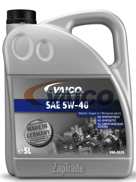 ������ �������� ����� Vaico SAE 5W-40 ������������� | ������� V60-0026