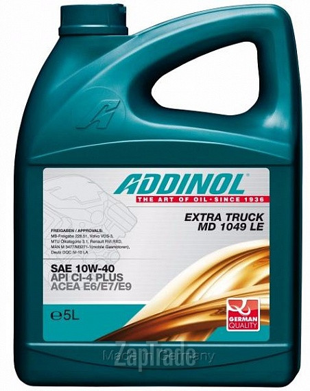 ������ �������� ����� Addinol Extra Truck MD 1049 LE ������������� | ������� 4014766241078