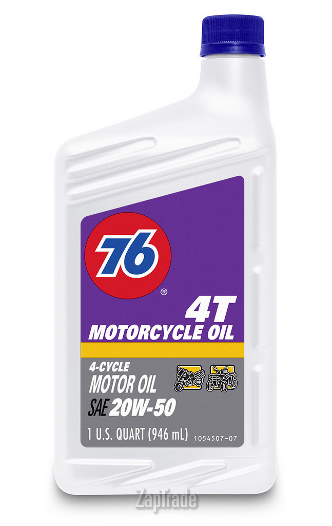 ������ �������� ����� 76 4T Motorcycle Oil  | ������� 075731332140
