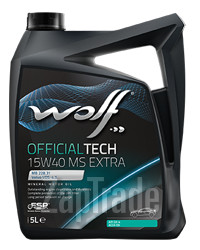 ������ �������� ����� Wolf OFFICIALTECH 15W40 MS EXTRA ����������� | ������� 8334856
