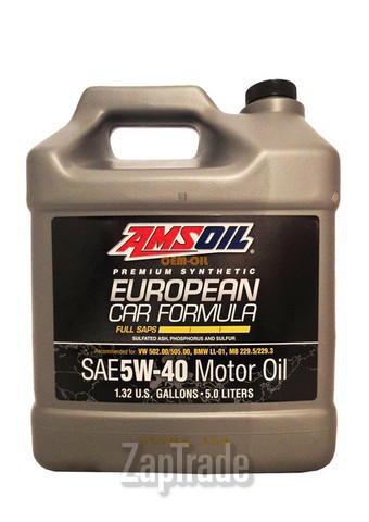 ������ �������� ����� Amsoil European Car Formula Full-SAPS Synthetic Motor Oil ������������� | ������� EFM5L