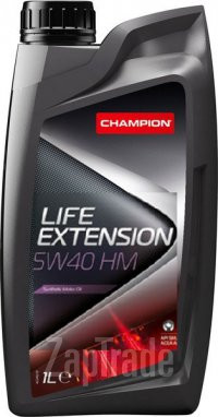 ������ �������� ����� Champion oil LIFE EXTENSION 5W40 HM ������������� | ������� 8227448