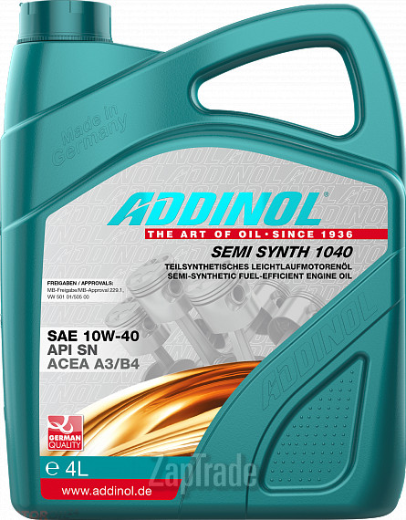 ������ �������� ����� Addinol Semi Synth 1040 ����������������� | ������� 4014766249968