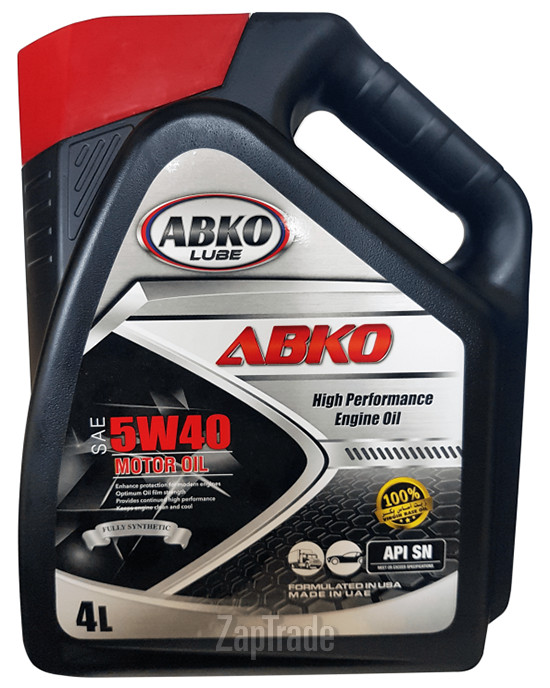 ������ �������� ����� Abko Motor Oil 5W-40 ������������� | ������� 10005404