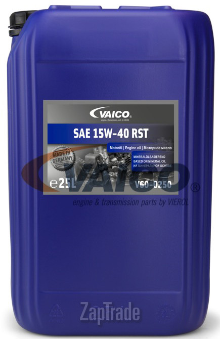 ������ �������� ����� Vaico SAE 15W-40 RST ����������� | ������� V60-0250